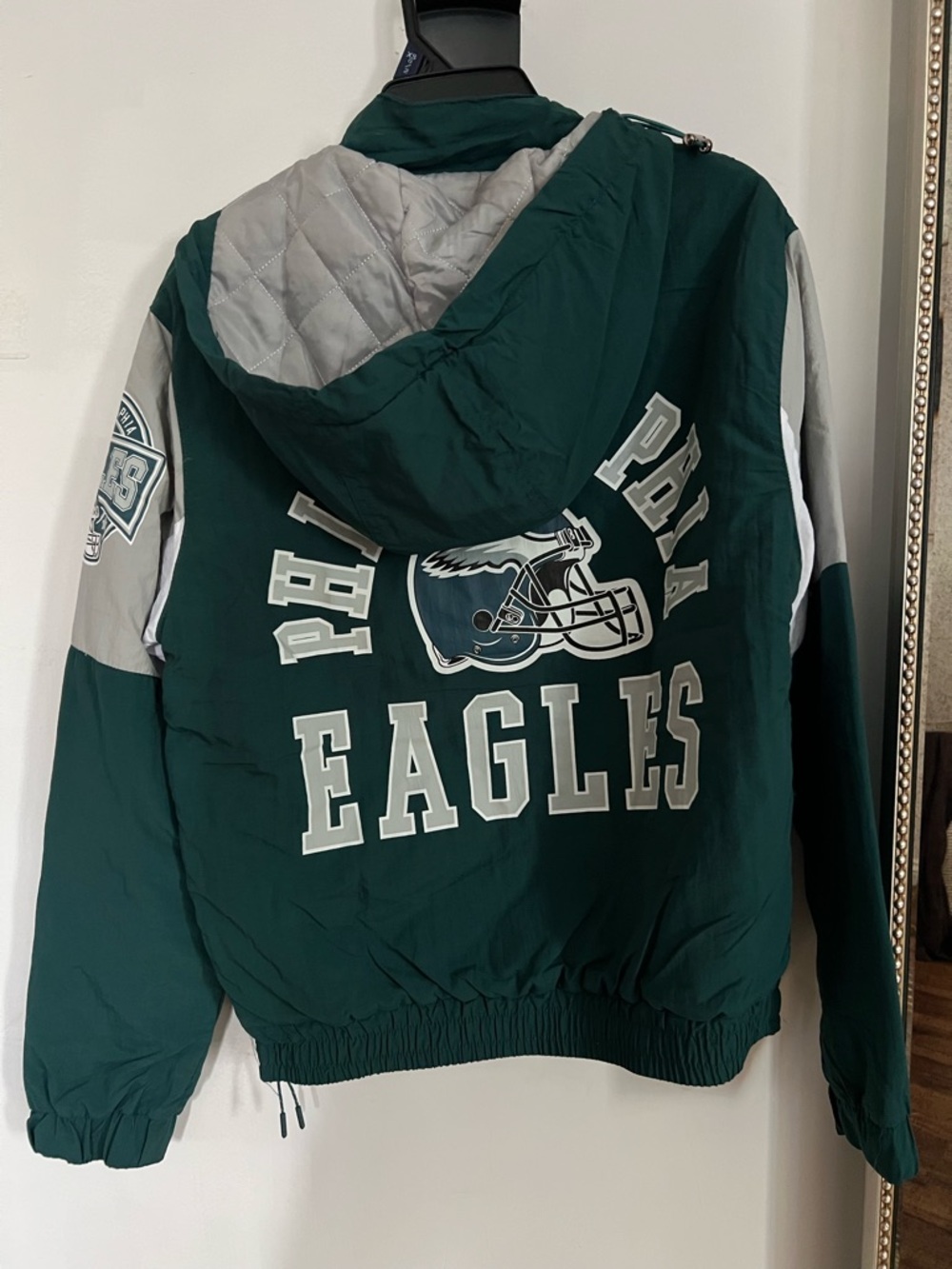 NFL Philadelphia Eagles Pullover Sideline Jacket - Picture 2 of 4